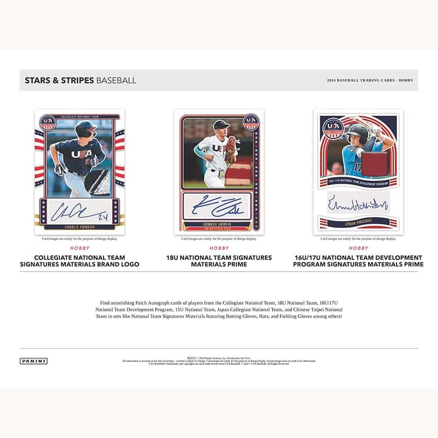 BASEBALL 2024 STARS & STRIPES baseball Box (7 Auto)