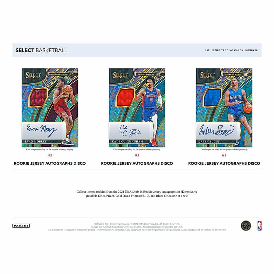 NBA 2021-22 Panini Select Basketball H2 Hobby Hybrid Box