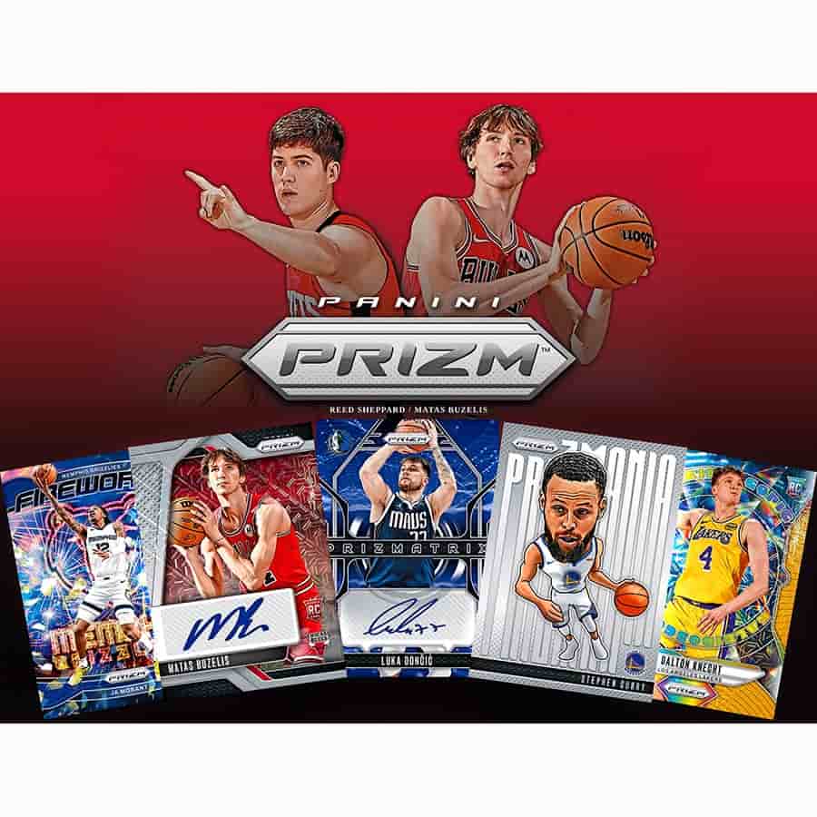 NBA 2024-25 Panini Prizm Basketball Hobby Box (2) Autographed Cards