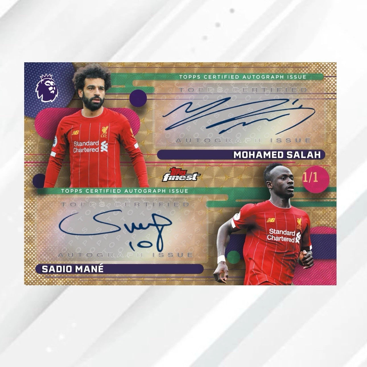 SOCCER Topps Finest Premier League 2026 - Hobby Box (2 Auto) (Vorbestellung !! erscheint voraussichtlich 23. April 2026)