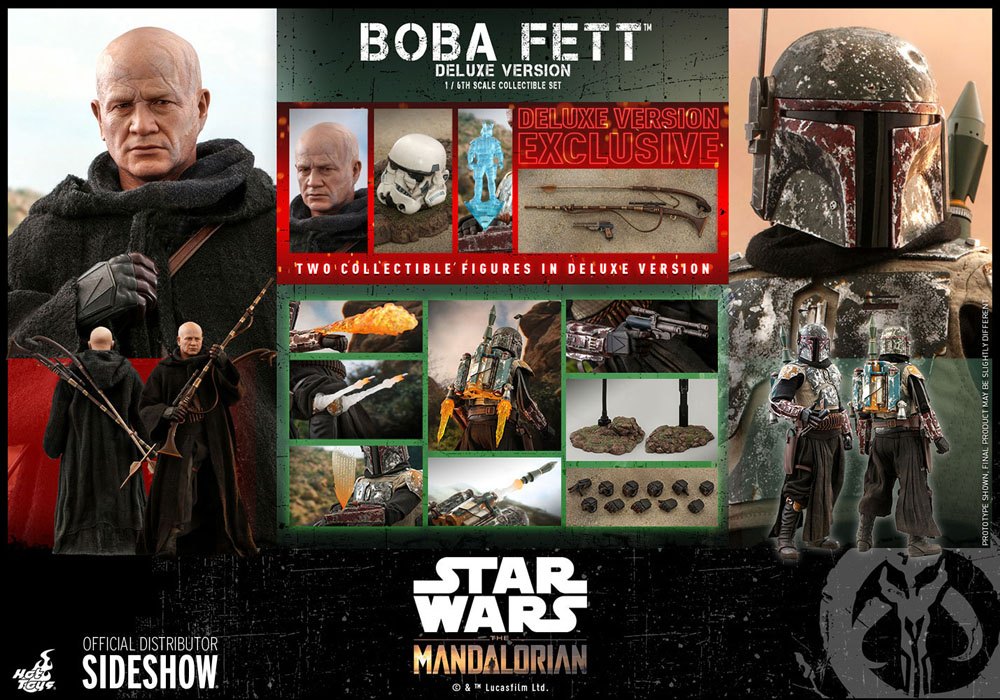 FIGUR Star Wars The Mandalorian Actionfiguren Doppelpack 1/6 Boba Fett Deluxe 30 cm