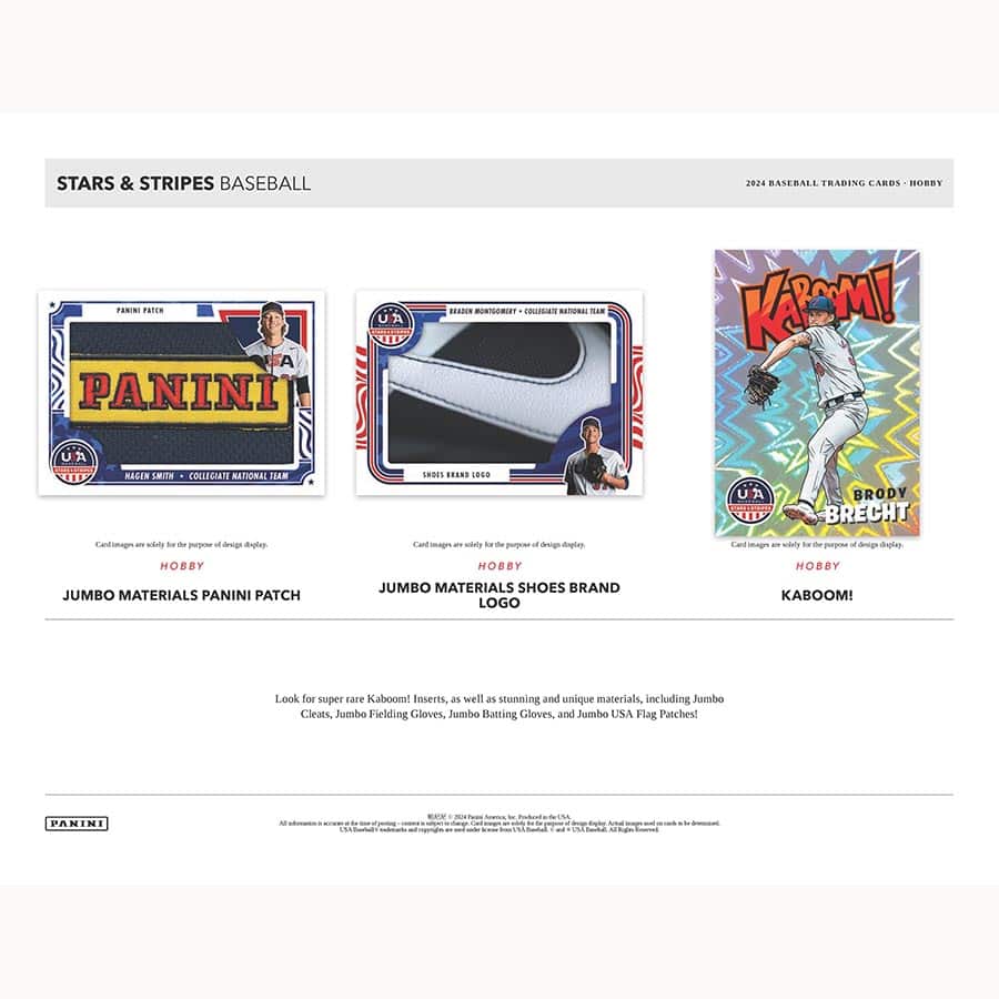BASEBALL 2024 STARS & STRIPES baseball Box (7 Auto)