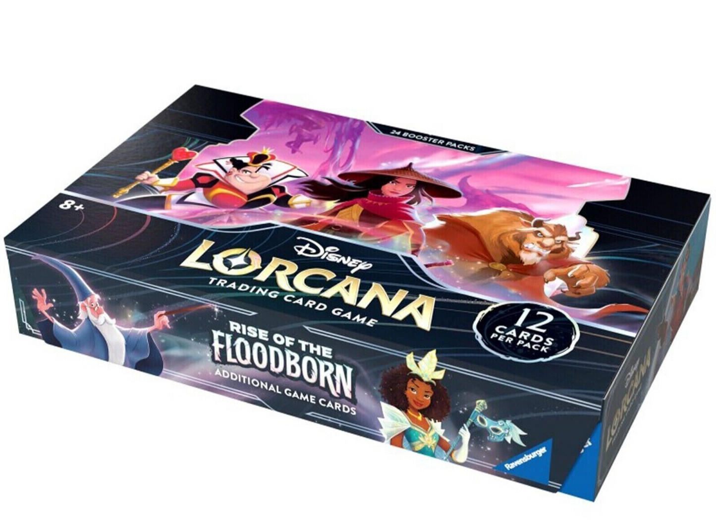 DISNEY Lorcana 2 – Rise of the Floodborn Booster Display Reprint, englisch
