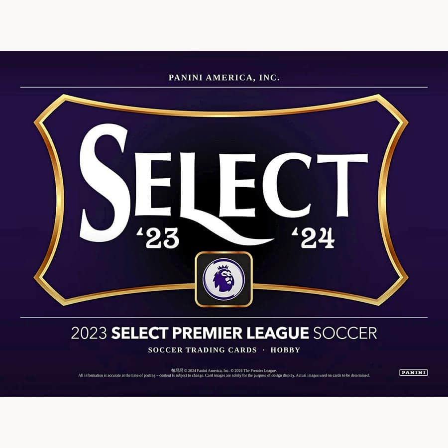 SOCCER 2023-24 Panini Select English Premier League Hobby Box (3 Auto)
