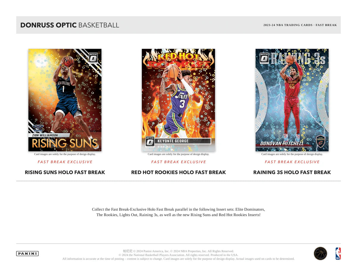 NBA 2023-24 Donruss OPTIC FASTBREAK Basketball Box (1 Auto)