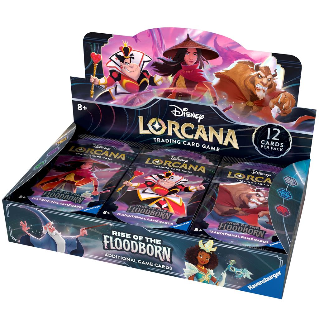 DISNEY Lorcana 2 – Rise of the Floodborn Booster Display Reprint, englisch