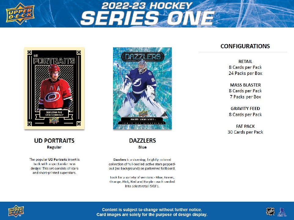 NHL 2022-23 Hockey Upper Deck I Retail Foil Box