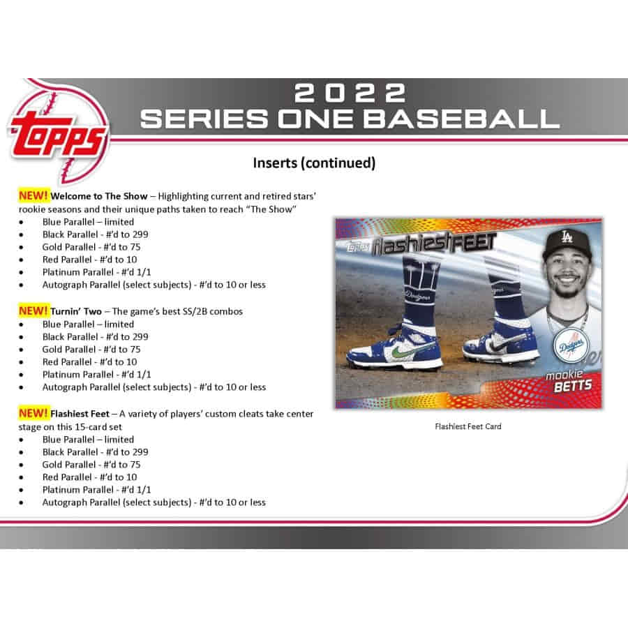 BASEBALL 2022 Topps Series 1 Baseball - Retail box
