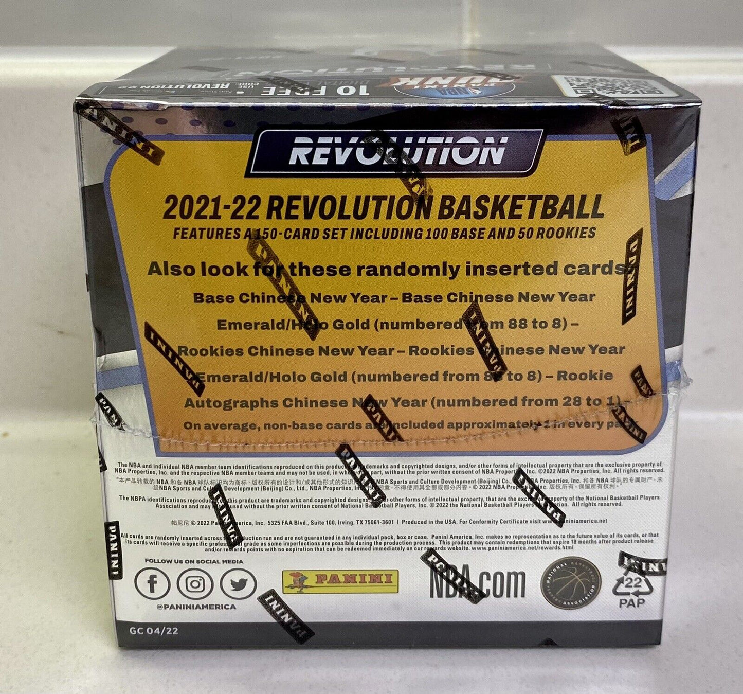 NBA 2021-22 Panini Revolution Chinese New Year Basketball Hobby box