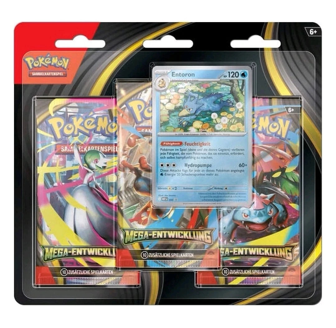 Pokemon Mega Entwicklungen 3er Blister (2er Set) DE