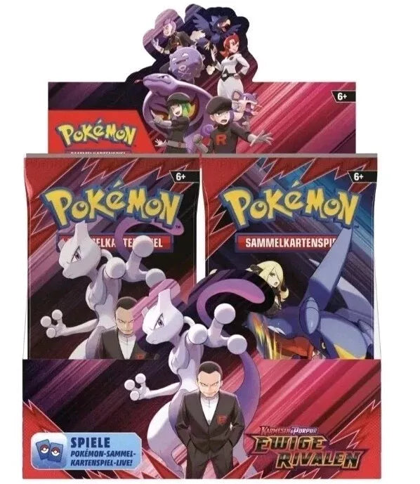 POKEMON Ewige Rivalen 36er Booster Box DE erscheint voraussichtlich Ende Mai 2025