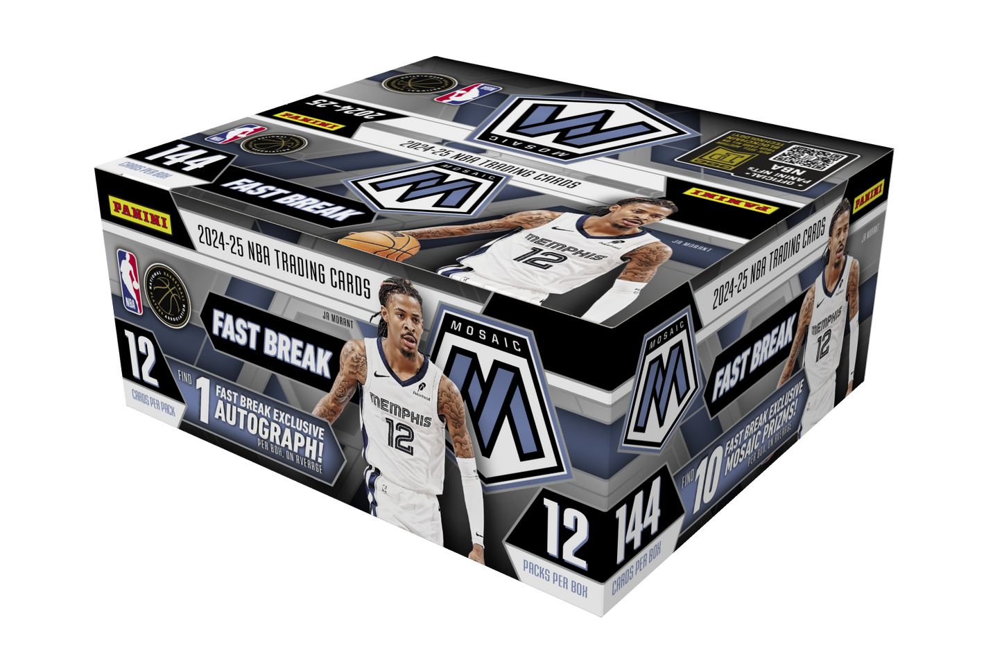 NBA 2024-25 Panini Mosaic Fast Break Basketball Hobby Box (1 Auto)