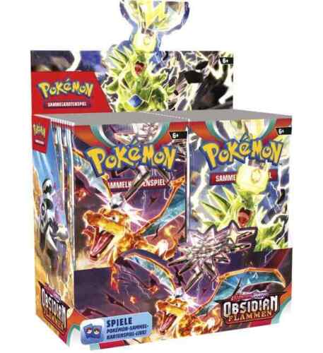 POKEMON - Karmesin & Purpur Obsidian Flammen - DISPLAY (36 Booster) DEUTSCH