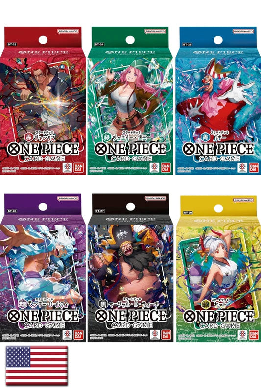 One Piece TCG 6x Starter Deck ST-23 ST-24 ST-25 ST-26 ST-27 ST-28 - ENG