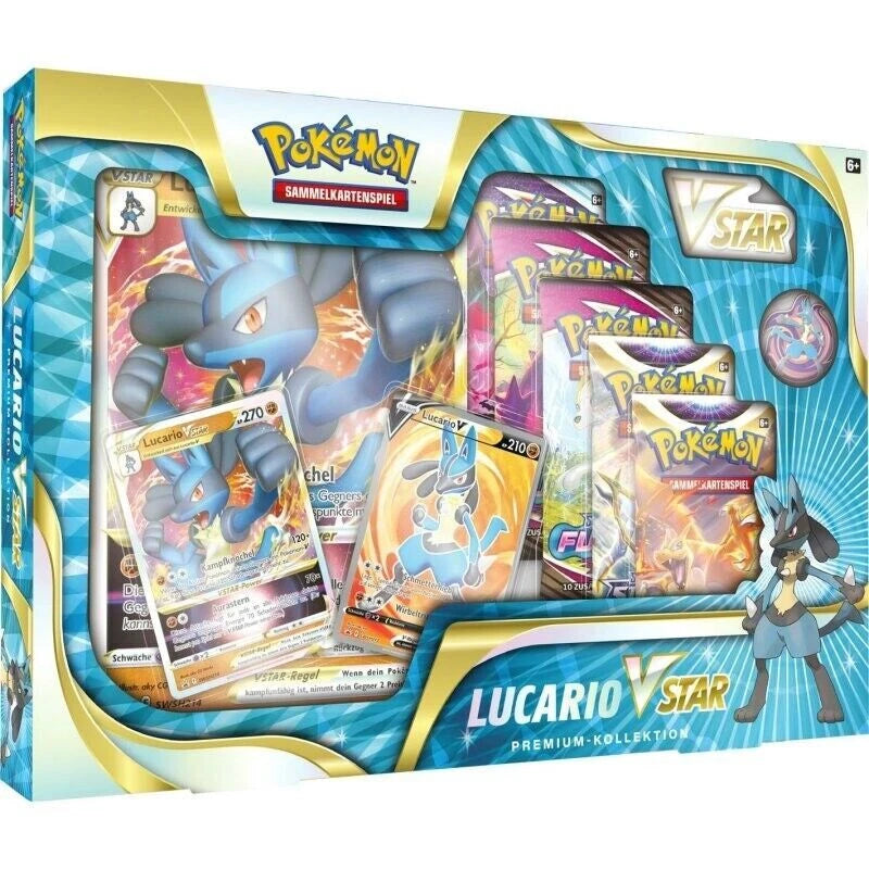 POKEMON - LUCARIO V-STAR PREMIUM-KOLLEKTION - DE