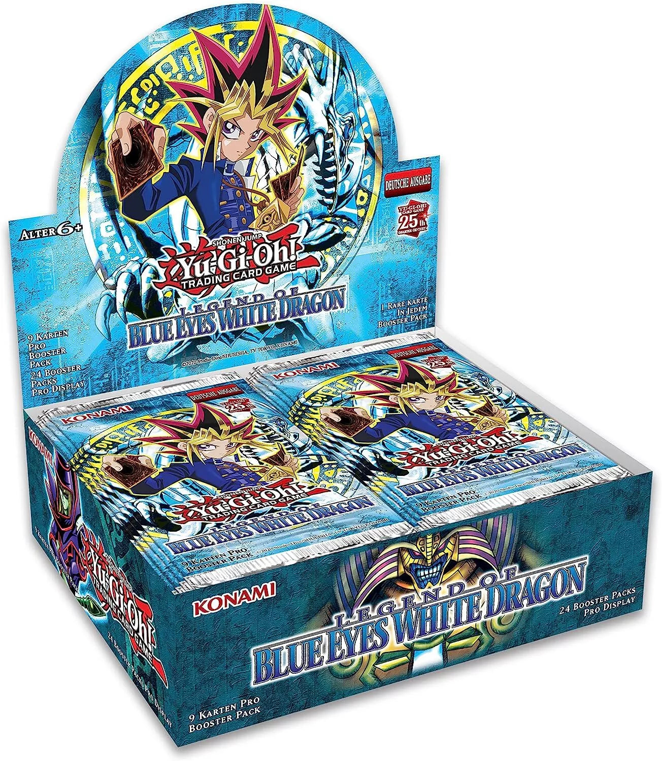 Yu-Gi-Oh! Legend of Blue-Eyes White Dragon 25th Anniversary Display (24 Packs) - DE