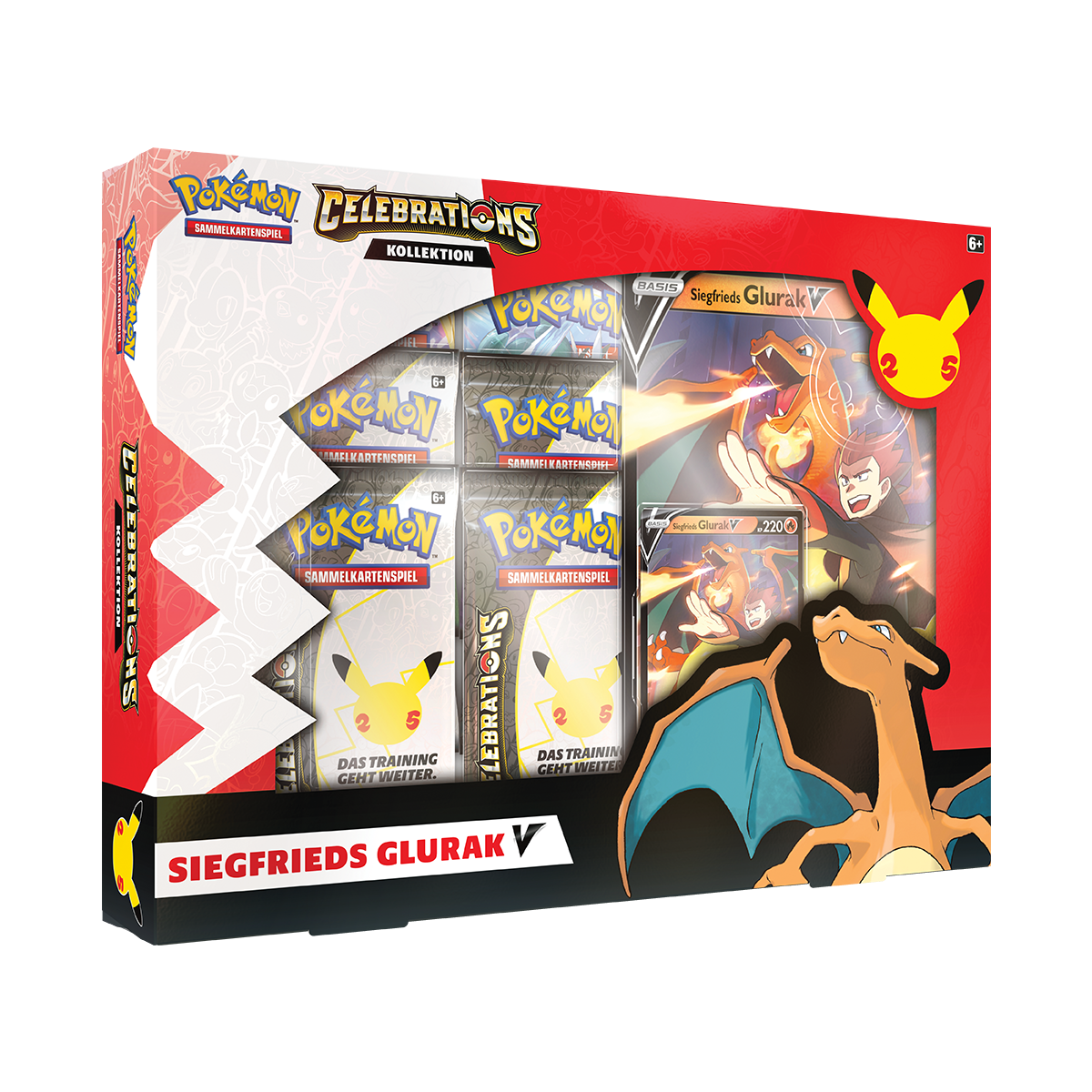 POKEMON Celebrations Premium Siegfrieds Glurak-V Box DE
