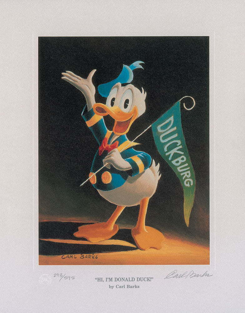 BARKS LITHOGRAPHIE Sixty Years Quacking (Signed Limited Edition, 595 Ex)