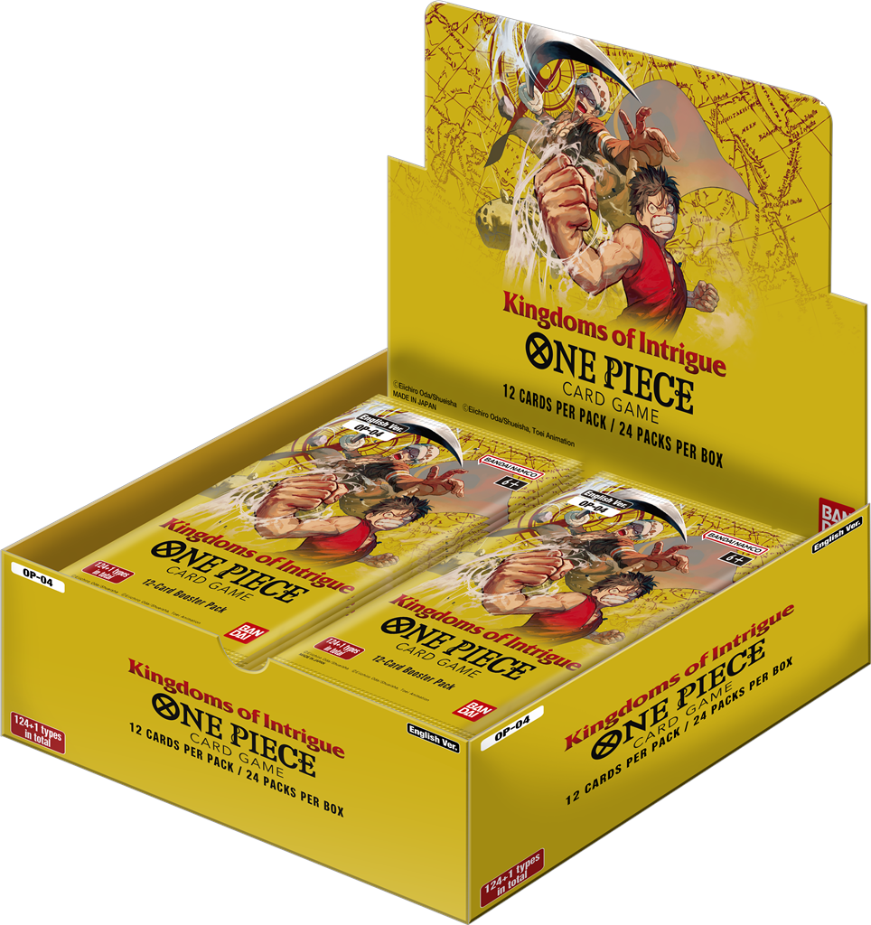 ONE PIECE TCG 10x Booster KINGDOMS OF INTRIGUE OP04