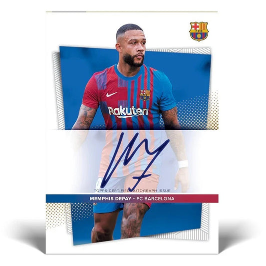 Barcelona 2021-22 TOPPS BOX Offizielles Team-Set