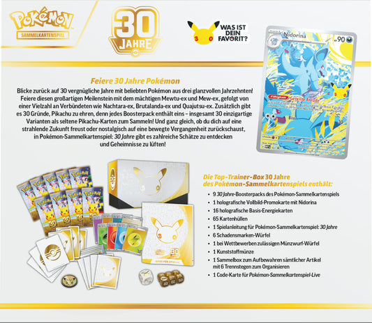 POKEMON 30 Jahre Top-Trainer-Box DE (EVT 16. September 2026)