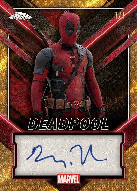 Deadpool Wolverine 2025 Topps Chrome Hobby Box