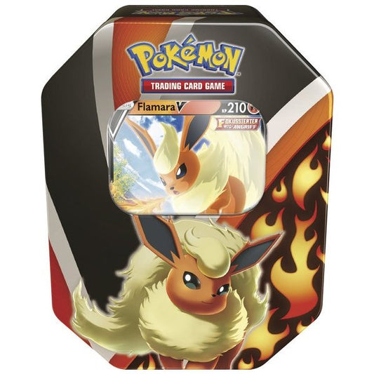 Pokemon Aquana-, Blitza- und Flamara-V Tin Box (2021) deutsch (inkl. Drachenwandel!)