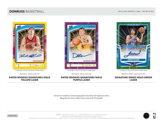 NBA 2024-25 Donruss Basketball Cards mega box