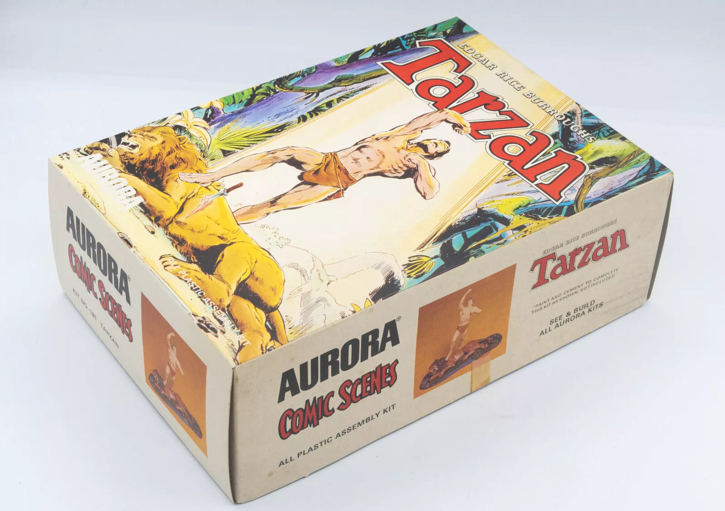 FIGUR Aurora Comic Scenes Tarzan Model Kit Nr.181 (1974)