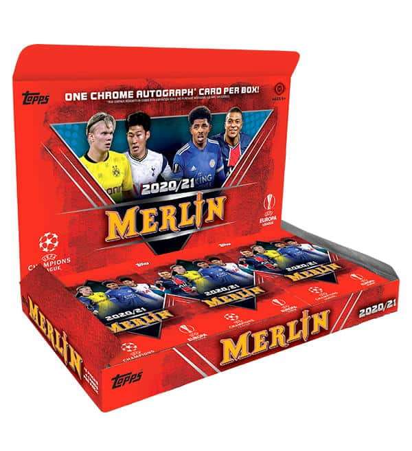 SOCCER 2020-21 Topps Chrome Merlin Box UEFA Champions