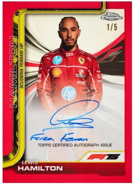 F1 Topps Formula One Chrome 2025 Blaster Box