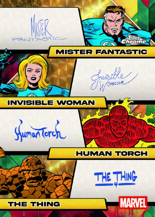 2025 Topps Chrome Marvel Comic Box