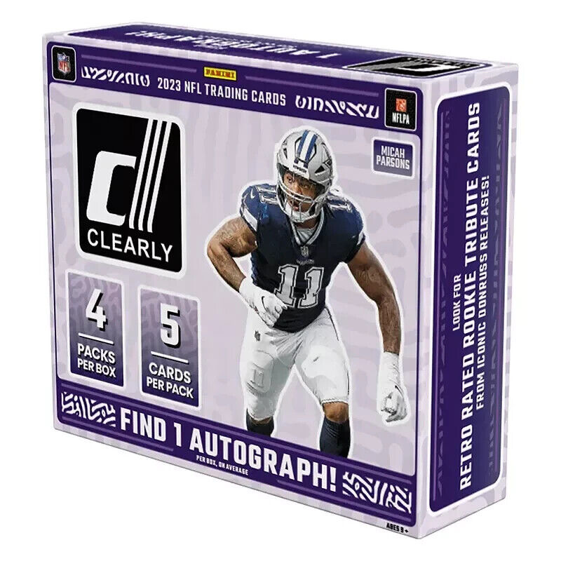 NFL 2023 Clearly Donruss Football Hobby Box