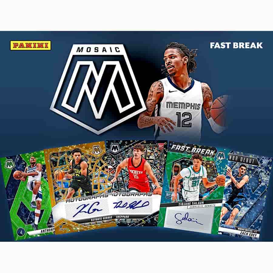 NBA 2024-25 Panini Mosaic Fast Break Basketball Hobby Box (1 Auto)