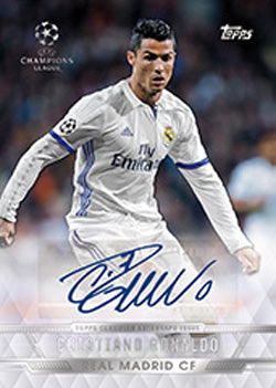 SOCCER 2016/17 TOPPS CHAMPIONS LEAGUE SHOWCASE (UEFA) HOBBY box (2 Auto)