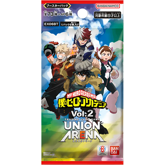 UNION ARENA - My Hero Academia Volume 2 Booster Display JP