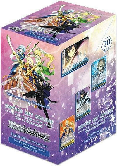 Weiß Schwarz Sword Art Online Alicization Booster Box EN
