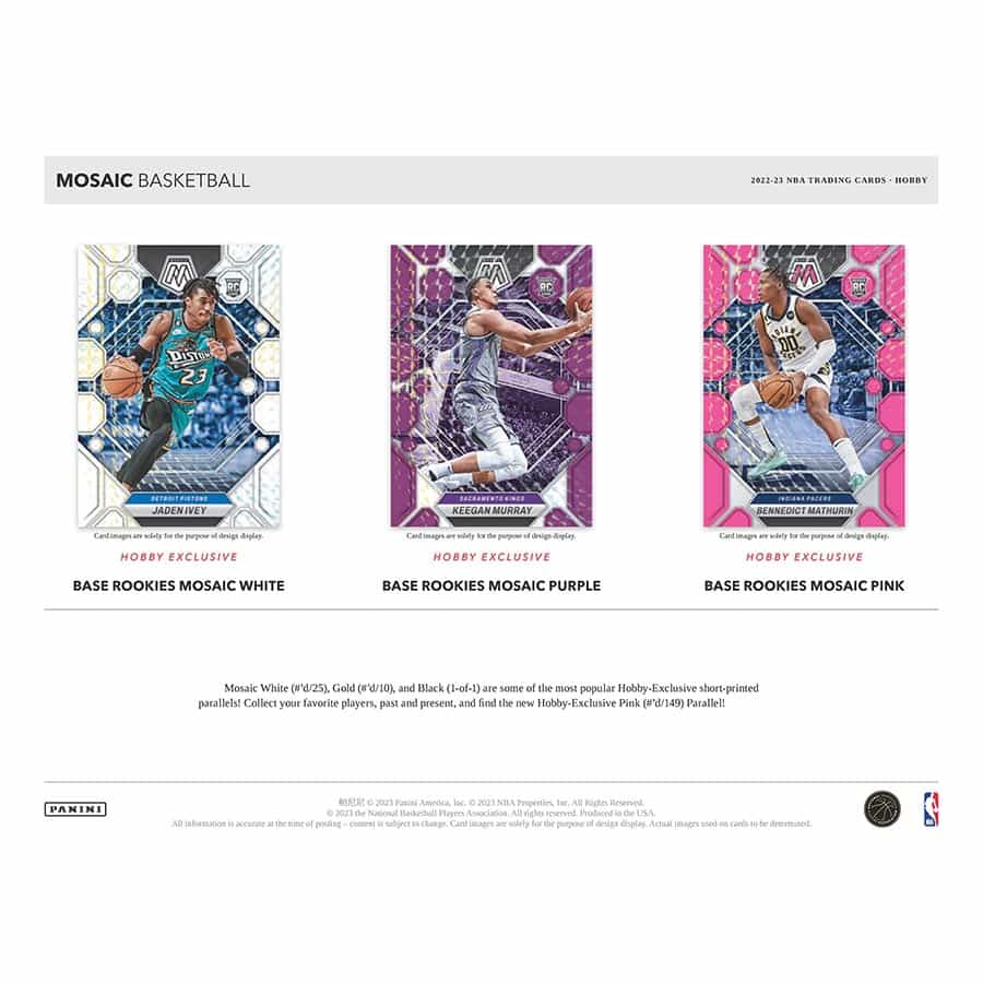NBA 2022-23 Panini Mosaic Basketball Hobby Box