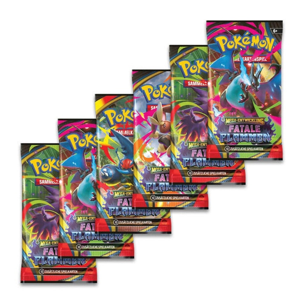 POKEMON Mega-Entwicklung Fatale Flammen Booster Bundle DE