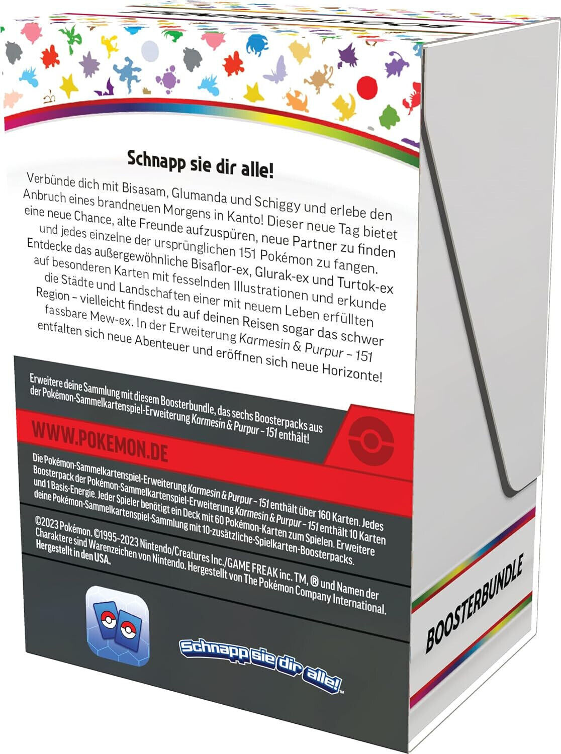 POKEMON 10x6 Pack-Boosterbundle – 151 (deutsch) = Case