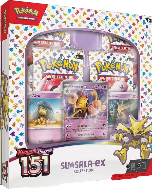 POKEMON - 151 - Simsala ex Kollektion Box deutsch