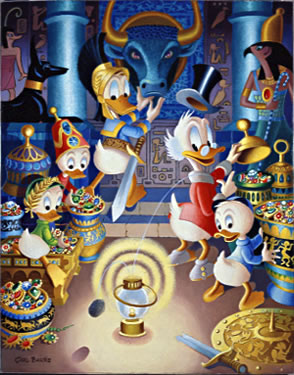 BARKS LITHOGRAPHIE The Stone That Turned All Metals Gold (Signed Limited Edition, 350 Ex)