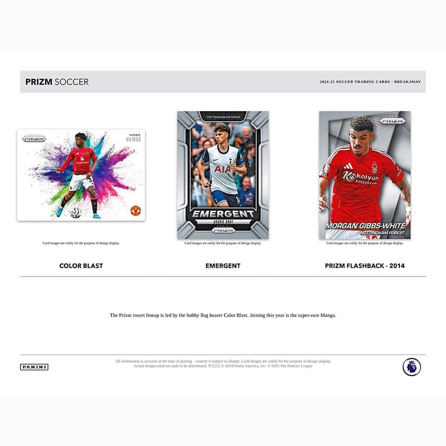 SOCCER 2024-25 Panini Prizm English Premier League Breakaway Hobby box
