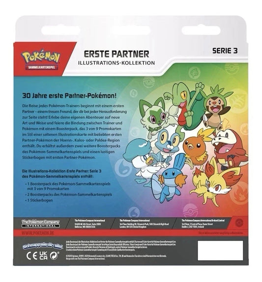 POKEMON Erste Partner Serie 3 Illustrations Kollektion DE