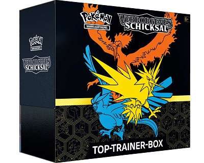 POKEMON VERBORGENES SCHICKSAL Top Trainer box Deutsch