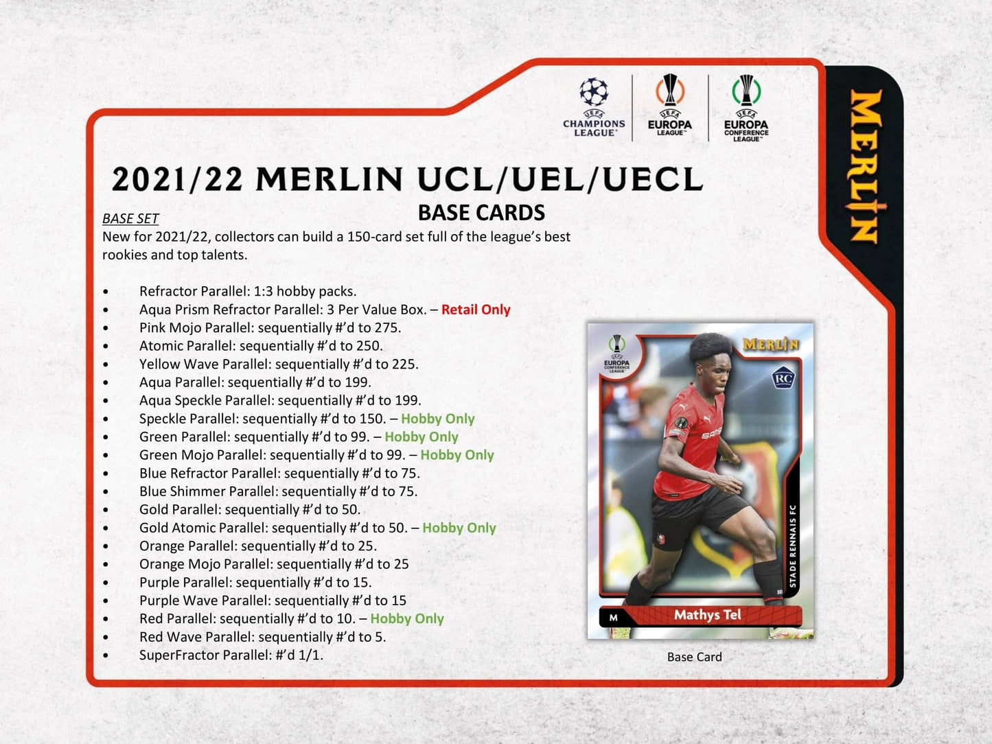 SOCCER 2021-22 Topps Chrome Merlin UEFA Champions League box 1 Auto