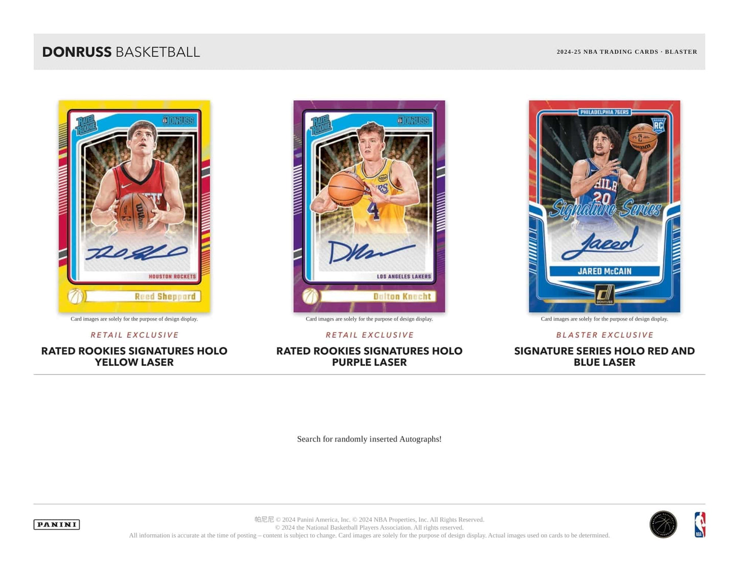 NBA 2024/25 Panini Donruss Basketball Fat-Pack Box