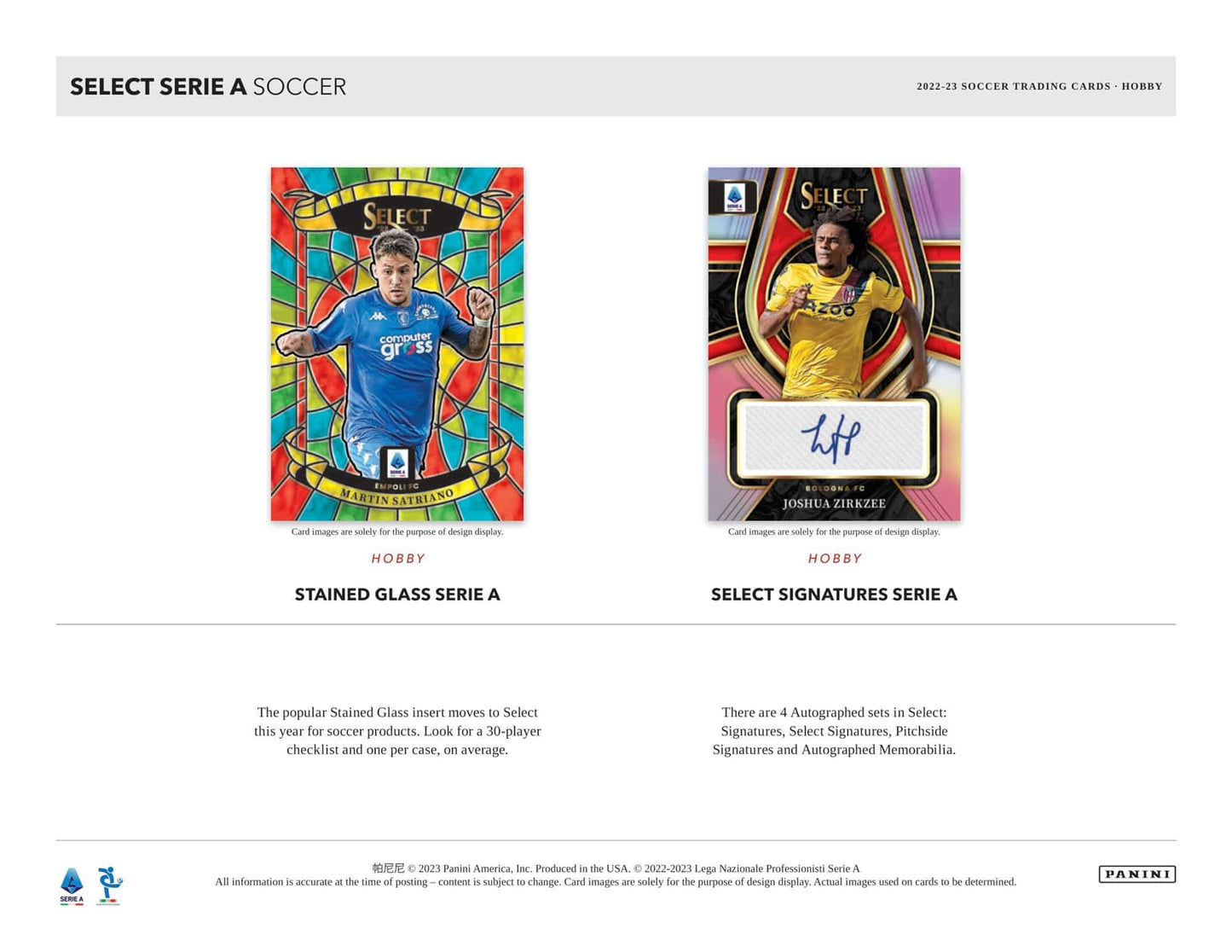 SOCCER 2022-23 Select Series A TMALL box