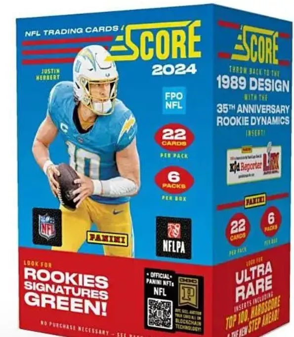 NFL 2024 Score Football Hobby Blaster Box