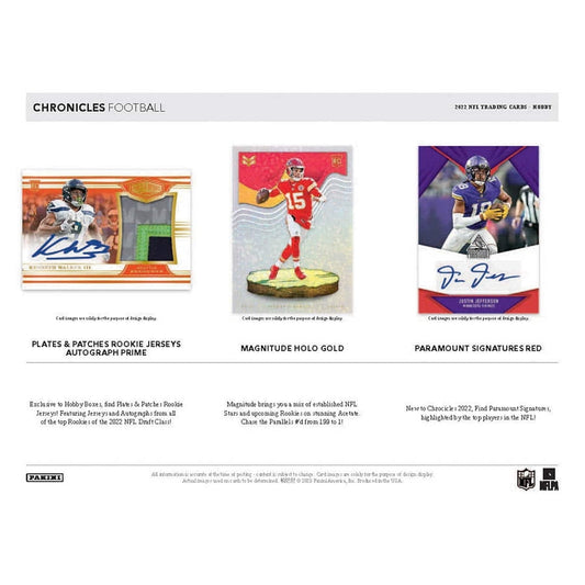 NFL 2022 Panini Chronicles Football Hobby Box